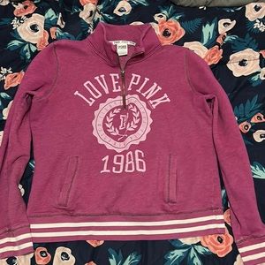 Pink Quarter Zip